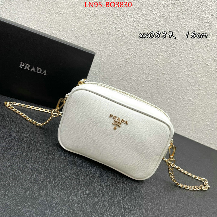 Prada Bags (4A)-Diagonal- top quality designer replica ID: BO3830 $: 95USD