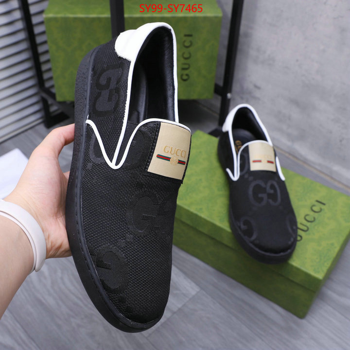 Men Shoes-Gucci brand designer replica ID: SY7465 $: 99USD