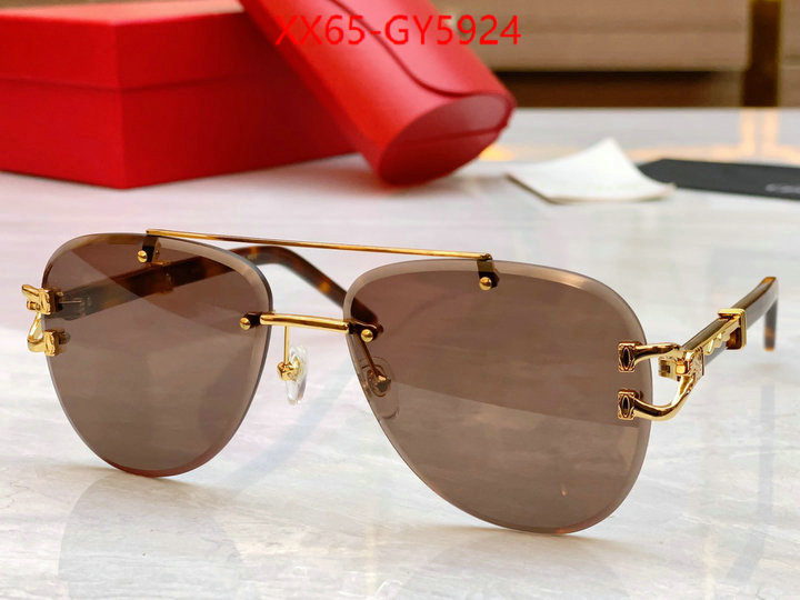 Glasses-Cartier how to buy replcia ID: GY5924 $: 65USD