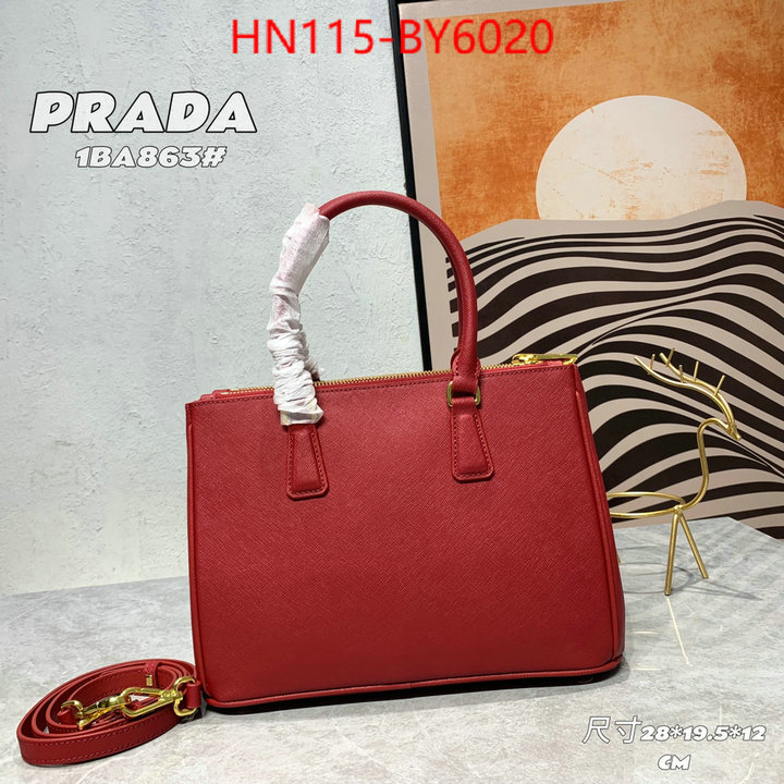 Prada Bags (4A)-Handbag- 2023 perfect replica designer ID: BY6020 $: 115USD