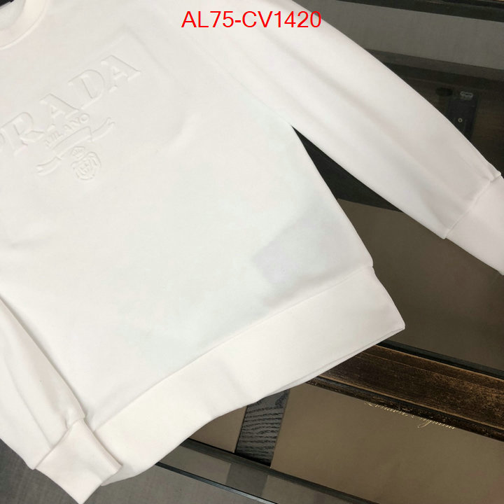 Clothing-Prada highest quality replica ID: CV1420 $: 75USD