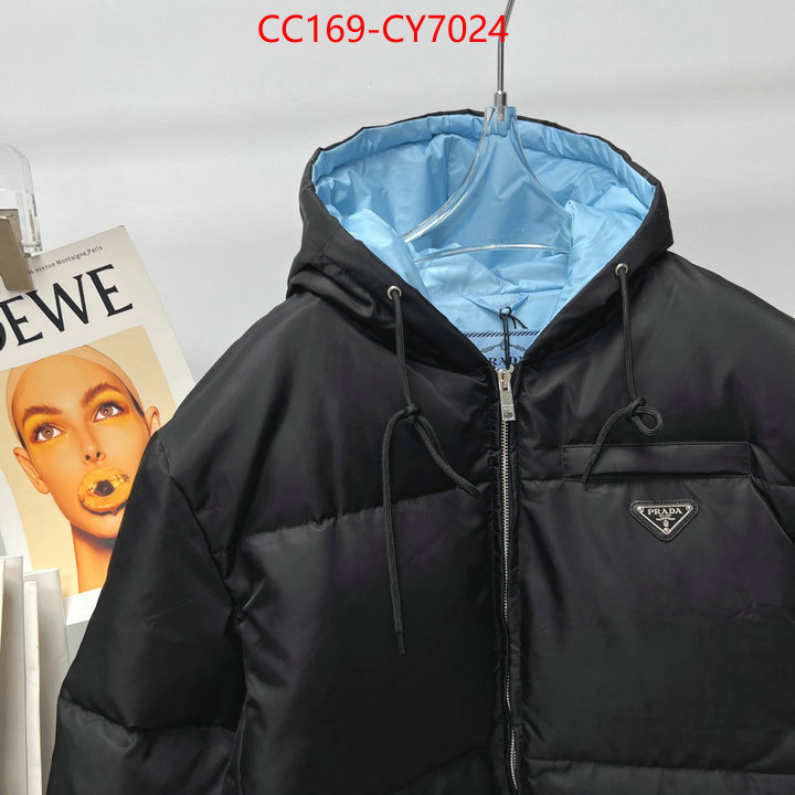 Down jacket Women-Prada designer fake ID: CY7024 $: 169USD