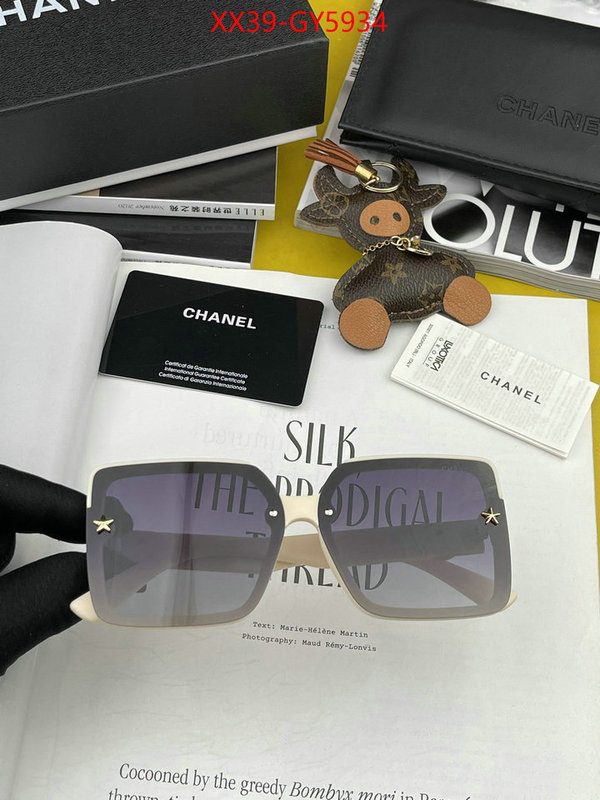 Glasses-Chanel find replica ID: GY5934 $: 39USD