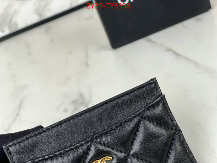 Chanel Bags(4A)-Wallet- top quality ID: TY5398 $: 39USD