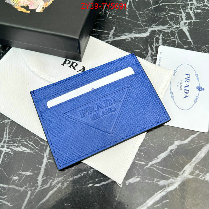 Prada Bags (4A)-Wallet 2023 perfect replica designer ID: TY5691 $: 39USD