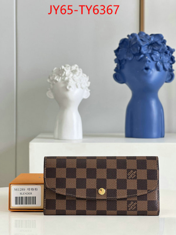 LV Bags(TOP)-Wallet copy aaaaa ID: TY6367 $: 65USD