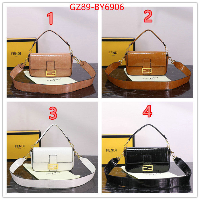 Fendi Bags(4A)-Baguette- where should i buy to receive ID: BY6906 $: 89USD