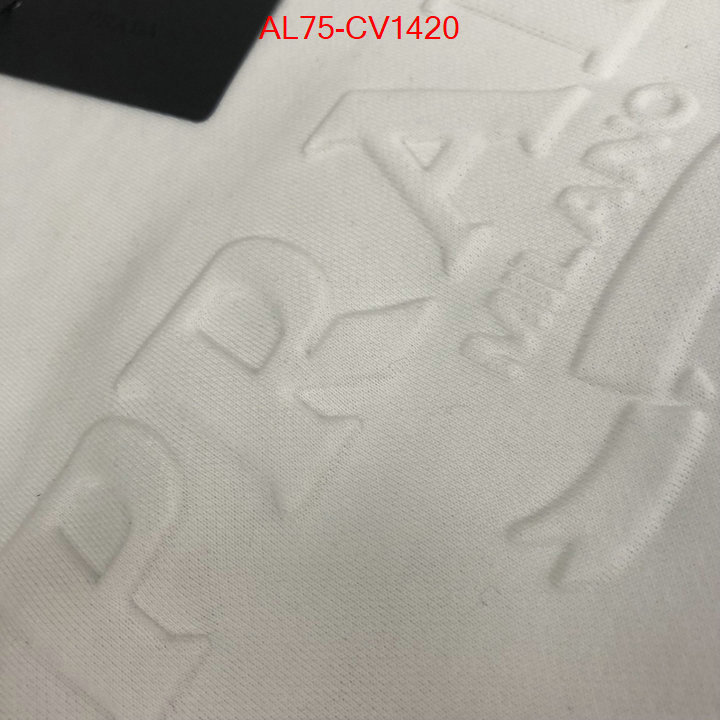 Clothing-Prada highest quality replica ID: CV1420 $: 75USD