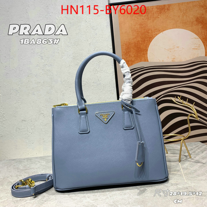 Prada Bags (4A)-Handbag- 2023 perfect replica designer ID: BY6020 $: 115USD