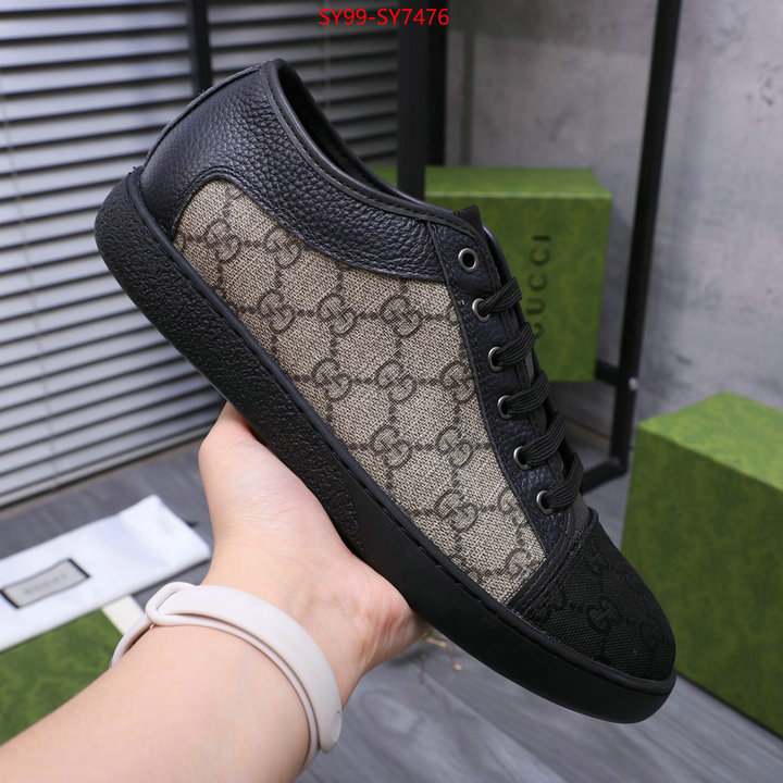 Men Shoes-Gucci mirror copy luxury ID: SY7476 $: 99USD