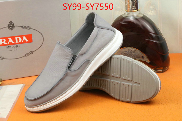 Men shoes-Prada designer fashion replica ID: SY7550 $: 99USD