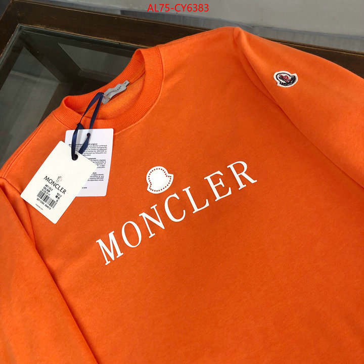 Clothing-Moncler what 1:1 replica ID: CY6383 $: 75USD