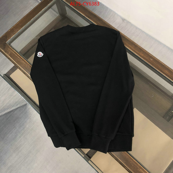 Clothing-Moncler what 1:1 replica ID: CY6383 $: 75USD