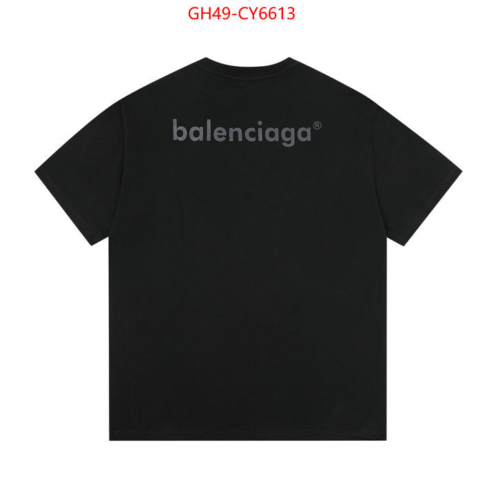 Clothing-Balenciaga high quality happy copy ID: CY6613 $: 49USD