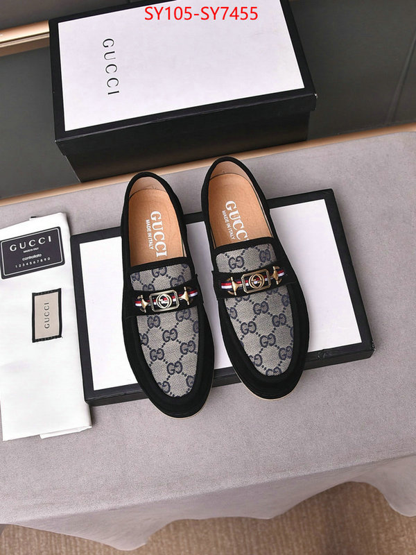 Men Shoes-Gucci high quality designer replica ID: SY7455 $: 105USD