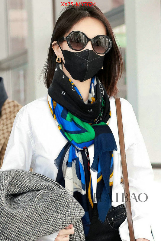 Scarf-LV brand designer replica ID: MY7624 $: 75USD