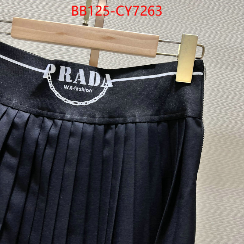 Clothing-Prada the quality replica ID: CY7263 $: 125USD