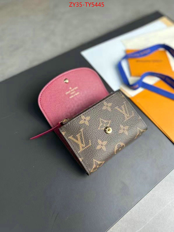 LV Bags(4A)-Wallet highest quality replica ID: TY5445 $: 35USD