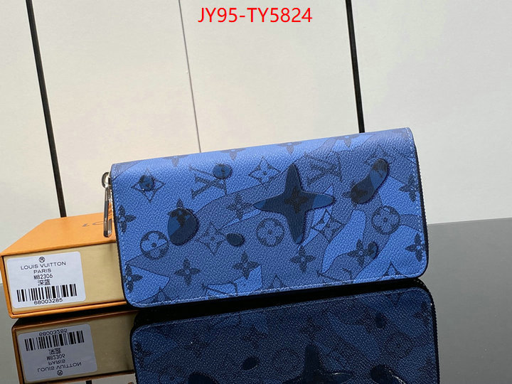 LV Bags(TOP)-Wallet sell online luxury designer ID: TY5824 $: 95USD