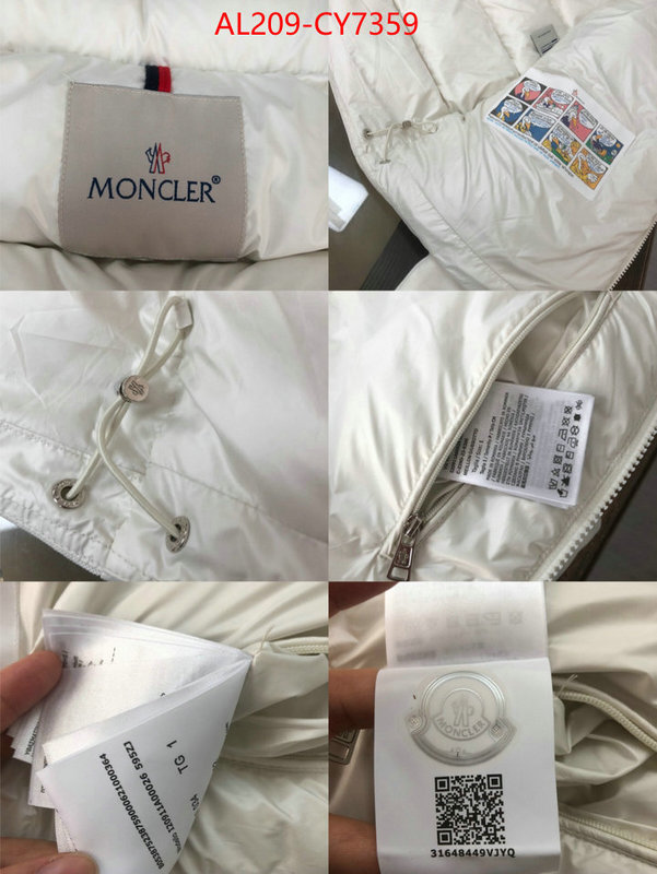 Down jacket Men-Moncler replica ID: CY7359 $: 209USD