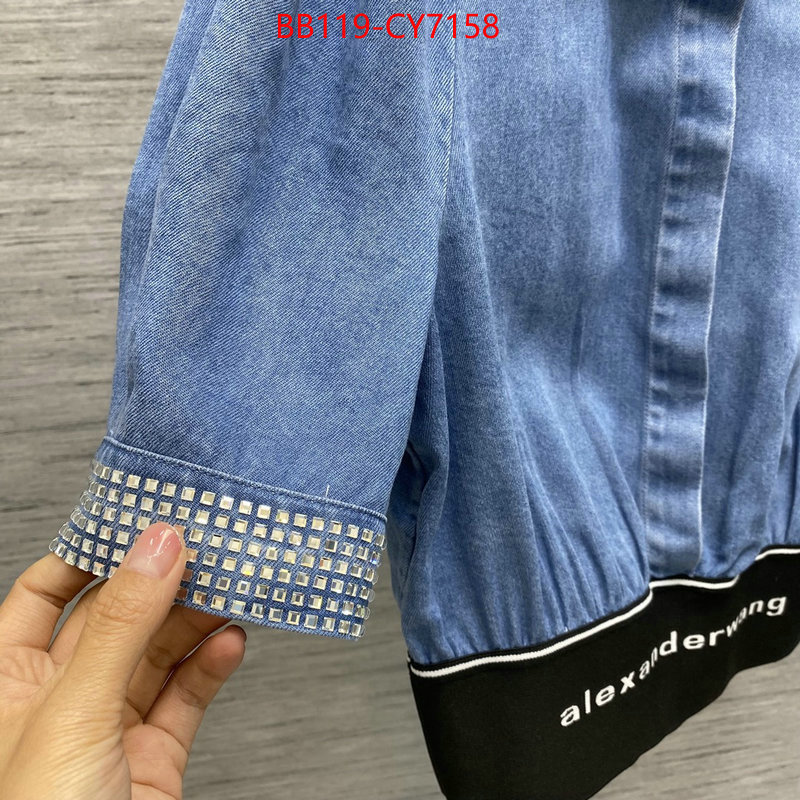 Clothing-Alexander Wang how to find designer replica ID: CY7158 $: 119USD