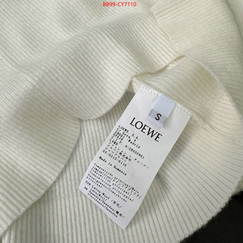 Clothing-Loewe quality aaaaa replica ID: CY7110 $: 99USD