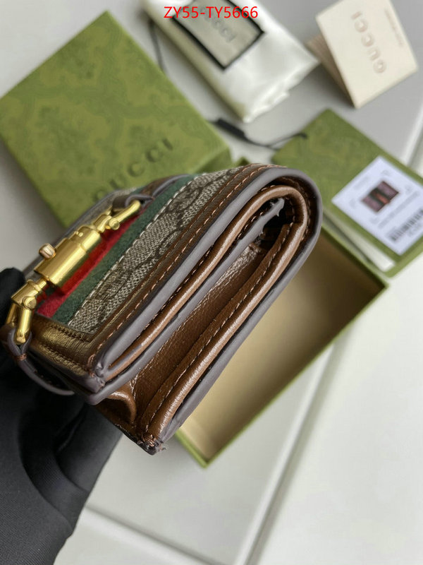 Gucci Bags(4A)-Wallet- the highest quality fake ID: TY5666 $: 55USD