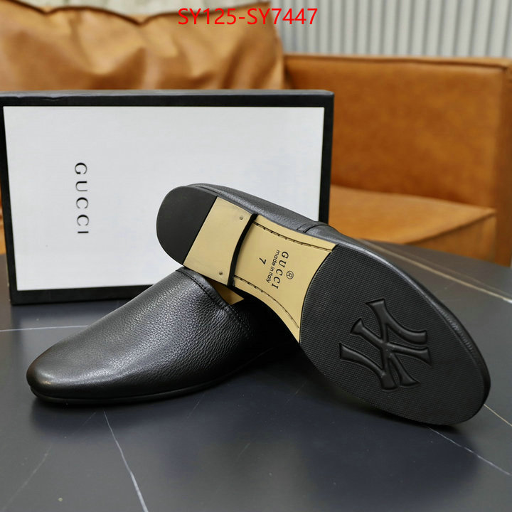Men Shoes-Gucci where to buy high quality ID: SY7447 $: 125USD