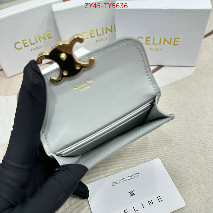 CELINE Bags(4A)-Wallet where should i buy to receive ID: TY5636 $: 45USD