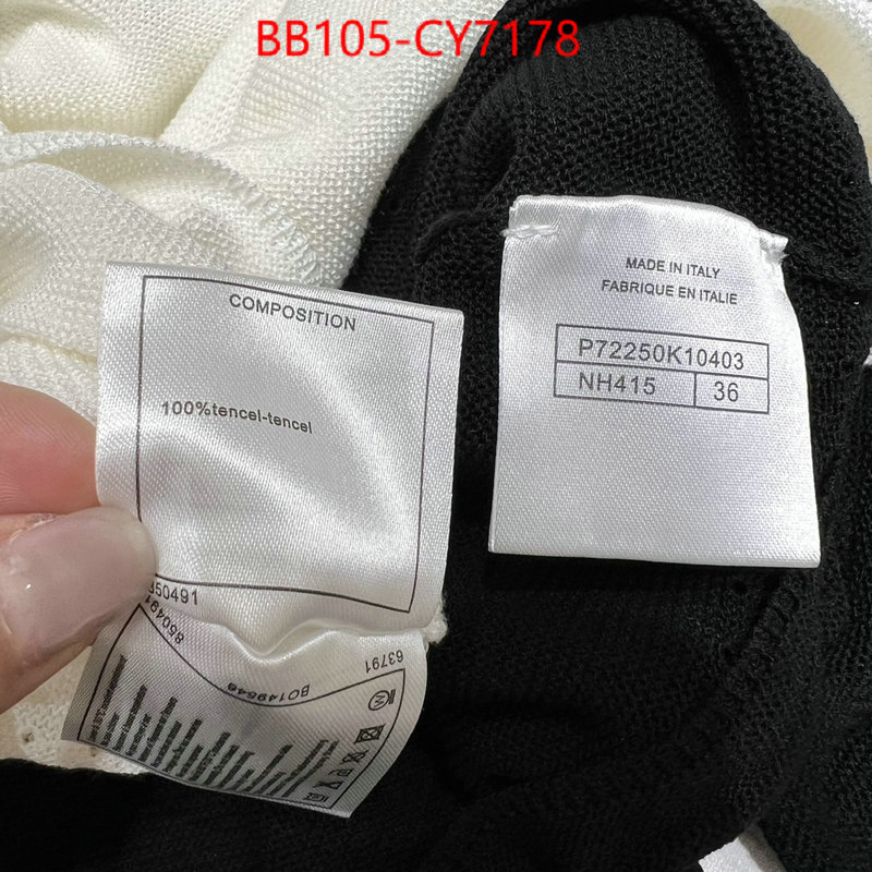 Clothing-Chanel replcia cheap from china ID: CY7178 $: 105USD