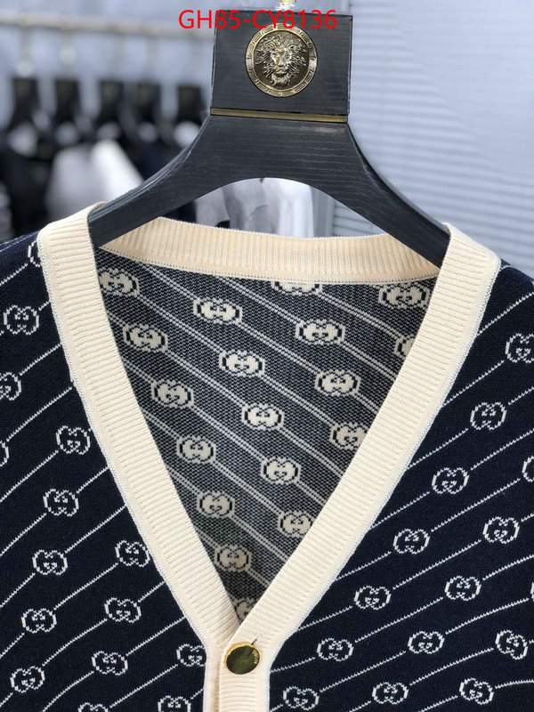 Clothing-Gucci where quality designer replica ID: CY8136 $: 85USD