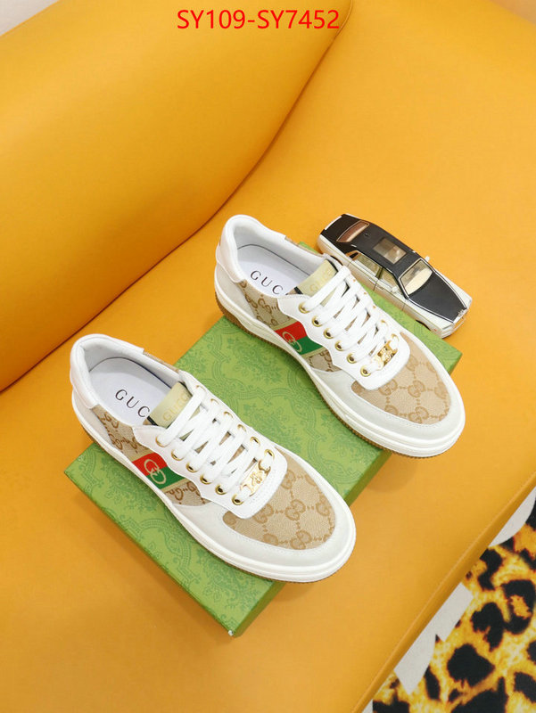 Men Shoes-Gucci fake cheap best online ID: SY7452 $: 109USD