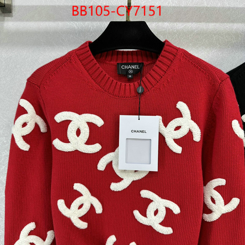 Clothing-Chanel we provide top cheap aaaaa ID: CY7151 $: 105USD