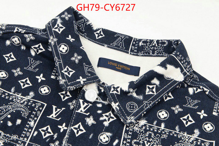 Clothing-LV outlet 1:1 replica ID: CY6727 $: 79USD