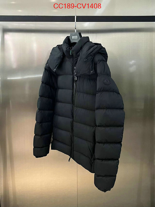 Down jacket Men-Moncler replica shop ID: CV1408 $: 189USD