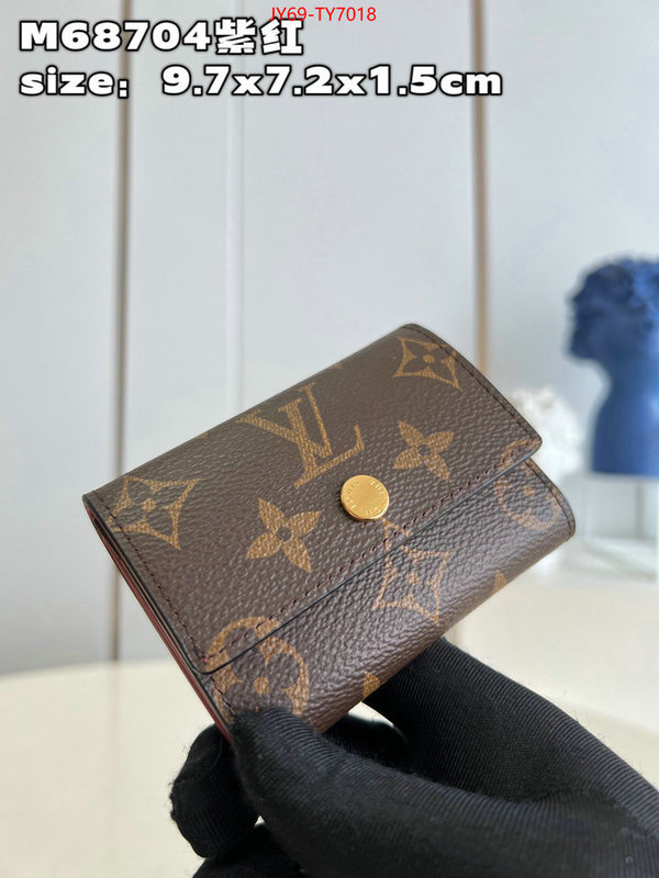 LV Bags(4A)-Wallet where to buy the best replica ID: TY7018 $: 69USD