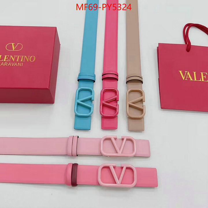 Belts-Valentino buy cheap ID: PY5324 $: 69USD