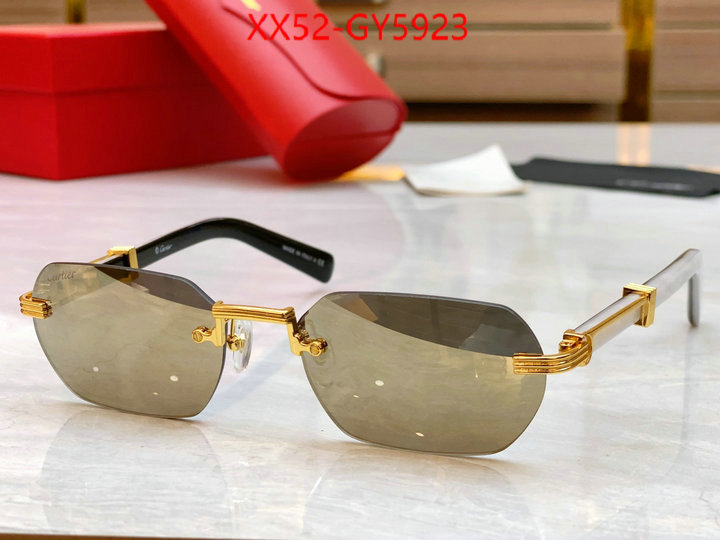 Glasses-Cartier designer high replica ID: GY5923 $: 52USD