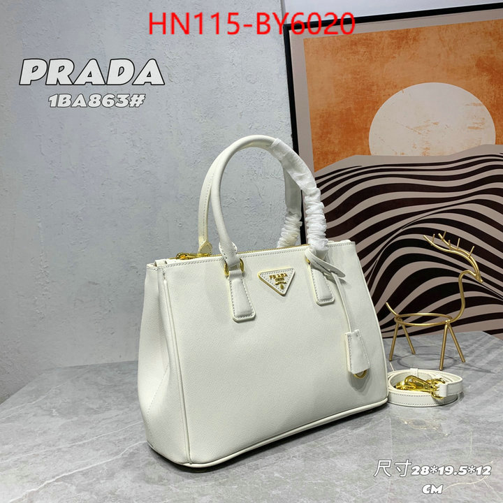 Prada Bags (4A)-Handbag- 2023 perfect replica designer ID: BY6020 $: 115USD