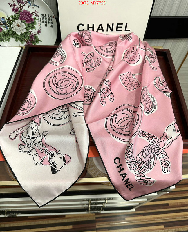 Scarf-Chanel buy cheap ID: MY7753 $: 75USD