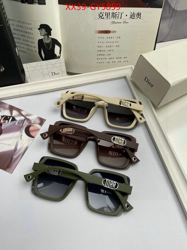 Glasses-Dior every designer ID: GY5859 $: 39USD