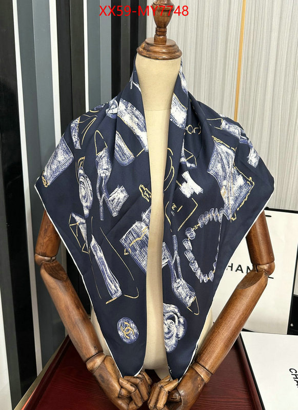 Scarf-Chanel outlet sale store ID: MY7748 $: 59USD