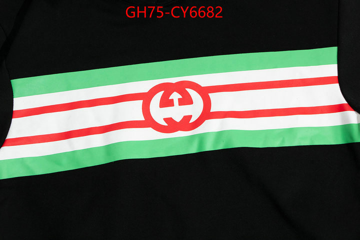 Clothing-Gucci replica 2023 perfect luxury ID: CY6682 $: 75USD