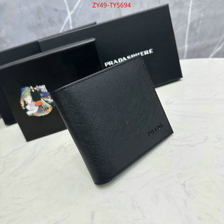 Prada Bags (4A)-Wallet top fake designer ID: TY5694 $: 49USD