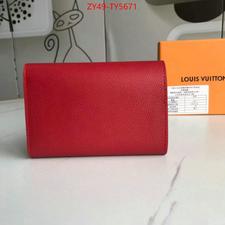 LV Bags(4A)-Wallet the best quality replica ID: TY5671 $: 49USD