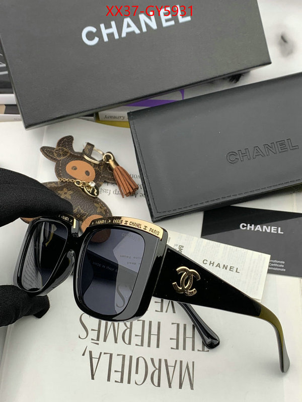 Glasses-Chanel aaaaa+ replica ID: GY5931 $: 37USD