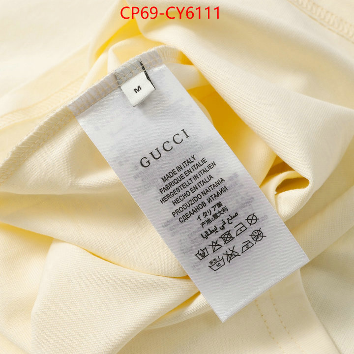 Clothing-Gucci fake high quality ID: CY6111 $: 69USD
