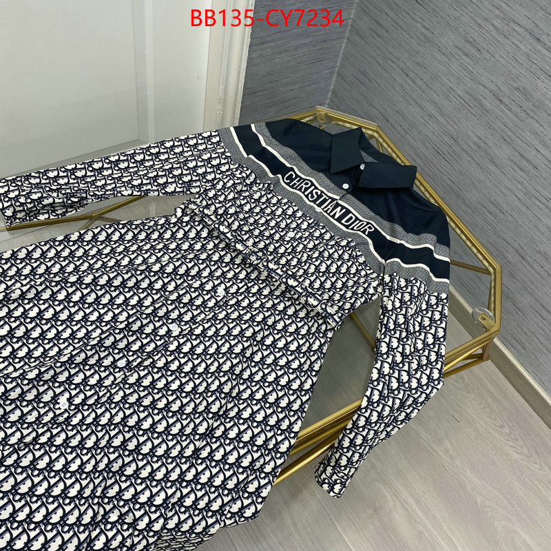 Clothing-Dior high quality online ID: CY7234 $: 135USD