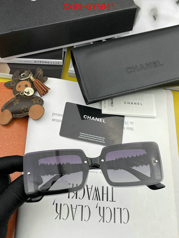Glasses-Chanel cheap replica ID: GY5841 $: 39USD