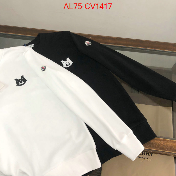 Clothing-Moncler buy cheap ID: CV1417 $: 75USD